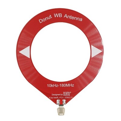 10 KHz-180 MHz Mini-Loop-Antenne, Allband-Abdeckung, Ring-Donut-Antenne, Un8457