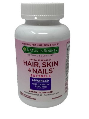 Nature's Bounty Extra Strength Hair, Skin & Nails Softgels 150 Count NEW