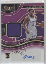 2020-21 Panini Select Rookie Jersey Purple Prizm 80/99 Jahmi'us Ramsey Auto 9su