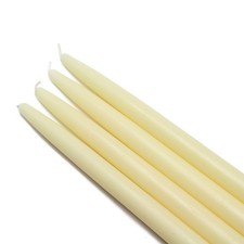 Zest Candle CEZ-022 12 144-Piece Taper Candle, 10", Ivory