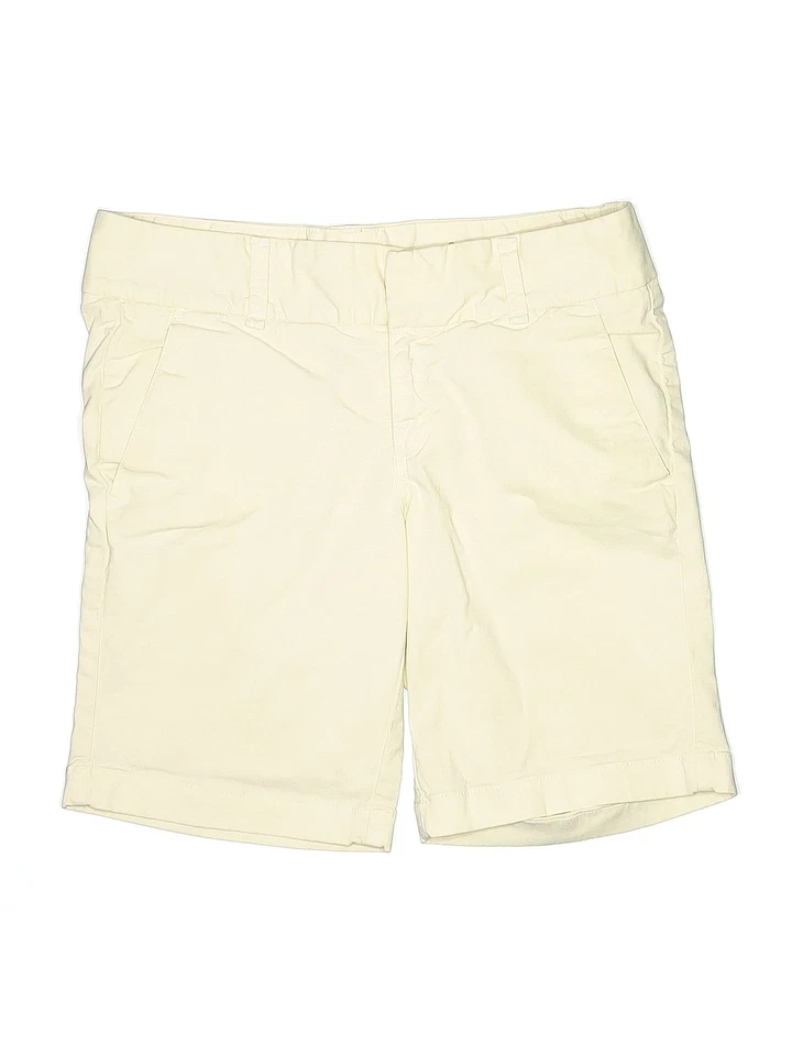 Pantalones cortos J.Crew amarillos caqui para mujer 4