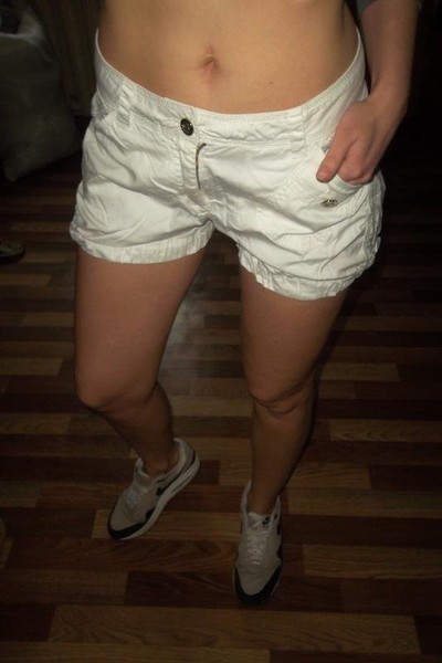 Women Roberto Cavalli Shorts White XS #NS9F