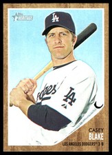 Casey Blake 2011 Topps Heritage #C35 Dodgers MLB READ FREE SHIPPING AutographDen