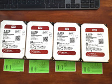 Western Digital Red 8TB NAS Hard Drive WD80EFZX Working Pull EACH