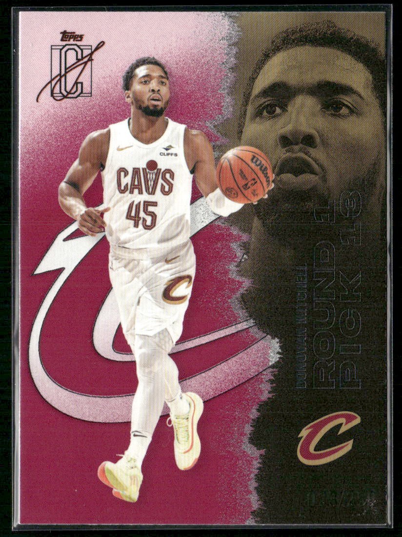 Topps Signature Class #73 Donovan Mitchell Chrome Magenta Refractors #/250