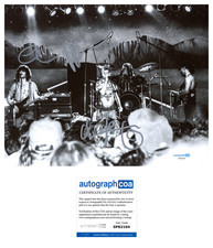 'Spin Doctors' Band Signed 8x10 Photo 'Chris Barron, Aaron & Eric' ACOA