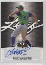 2014 Leaf Valiant Black Prismatic 1/5 Christian Binford #BA-CB1 Auto 0d4