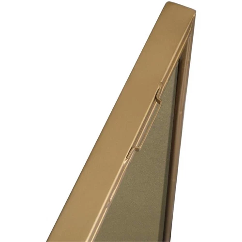 Elegant Decor Monet 32" x 24" Rectangle Metal Frame Mirror in Brass - Picture 12 of 12