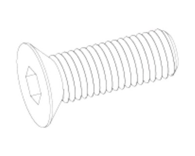 UDIRC Sechseckige Senkkopfschraube 2x8 UDM01-058 