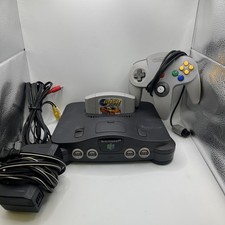 Nintendo 64 N64 Console System Bundle with Oem Controller, Cables - Tested Works