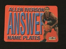 1999-00 SKYBOX NBA HOOPS NAME PLATES #2NP ALLEN IVERSON PHILADELPHIA 76ERS