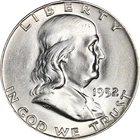1952-D Franklin Half Dollar - Choice+, Full Bell Line