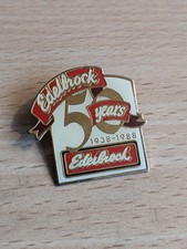 Vintage Edelbrock 50 Years Pin Badge. 1938 - 1988. Car Motorcycle Parts.
