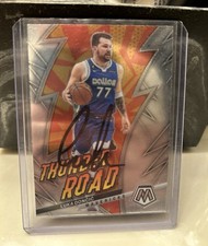 Luka Doncic Mosaic Autograph Thunder road