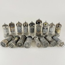 Lot of (17) UNTESTED Tubes Valves Telefunken Tubes Mullard Tubes Philips & More