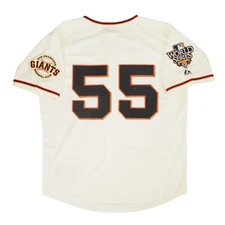 Tim Lincecum 2010 San Francisco Giants Cream Home World Series Men's Jersey