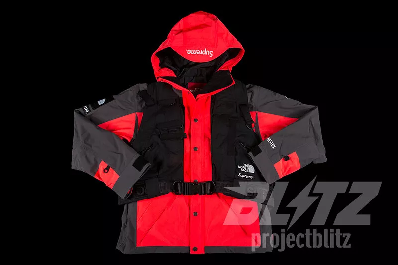 SUPREME THE NORTH FACE RTG JACKET + VEST BRIGHT RED SS20 TNF