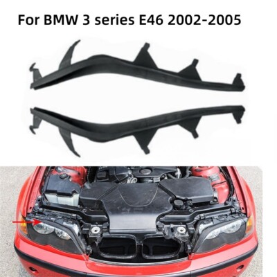 Left & Right Headlight Upper Cover Gasket for 2002-2005 BMW E46 4-Door Sedan