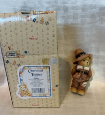 Cherished Teddies Jedediah Giving Thanks for Friends Pilgrim 3.5" Figure