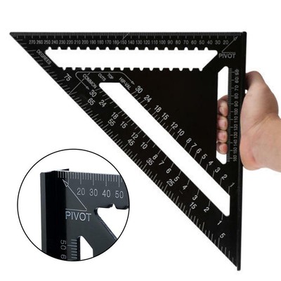 AUTOTOOLHOME Aluminium Woodworking Triangle Ruler Multifunctional Woodworking Level Angle Ruler Carpentry Tool Measuring Square Tools AUTOTOOLHOME Aluminium Woodworking Triangle Ruler Multifunctional Woodworking Level Angle Ruler Carpentry Tool Measuring Square Tools
