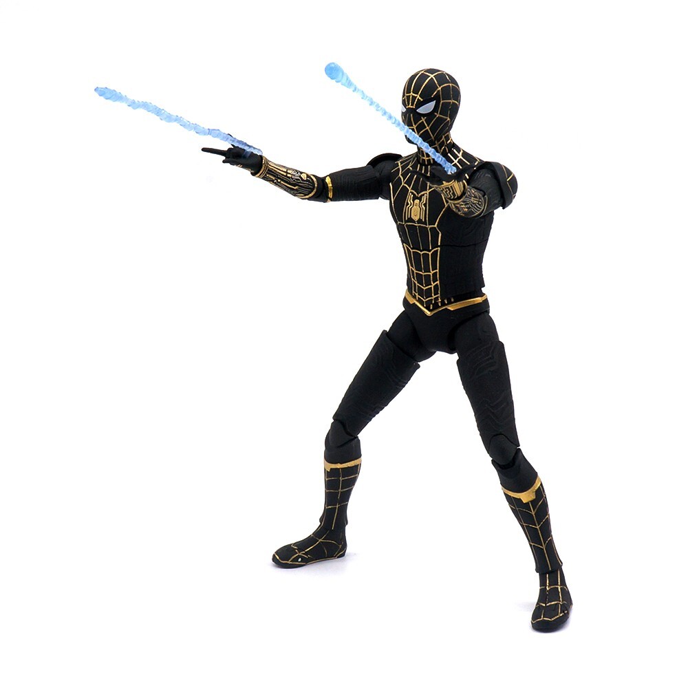 ZD TOYS Spider Man No Way Home Black & Gold Suit Ver.7in