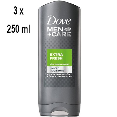 23,93 /L - 3er Pack DOVE Duschgel Men+Care ''Extra Fresh'' - 250ml
