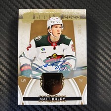 Matt Boldy Gold 39 /50 Rookie Class Of 2023 Auto 2022-23 The Cup 2023-BO Wild
