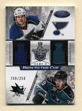 2012-13 Certified Path to the Cup Jason Arnott & Logan Couture Jersey #/ 250