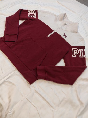 quarter zip sweatshirt victoria's secret