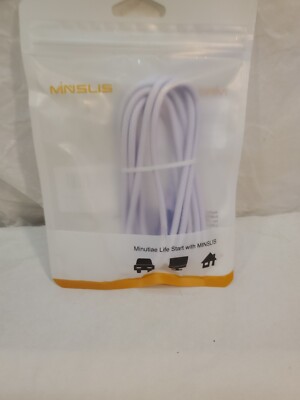 MINSLIS USBC to USBC Display Cable [6.6ft] Fast Charging with E-Marker...
