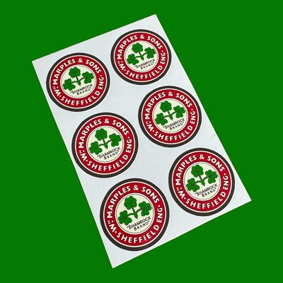 Wm Marples & Sons Ltd Vinyl Aufkleber Abziehbild für Hobel und Werkzeuge Stechbeitel Schwein Holz