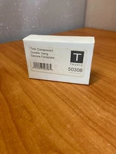 Trufig Trim Component Double Gang Decora Faceplate | 50308
