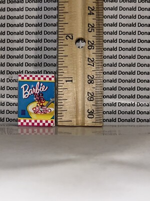 MINIATURE Barbie Cereal Box FOR DIORAMA