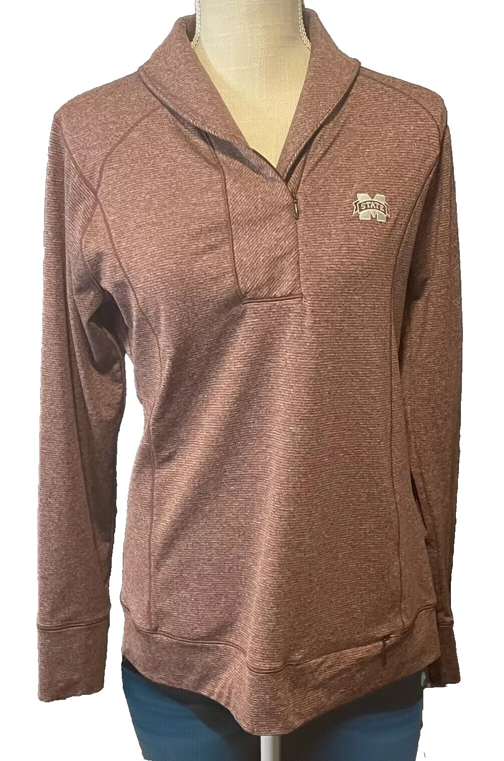 Женские свитера с вырезом из полиэстера и шайбой