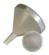 8in Plastic Funnel with Strainer Screen