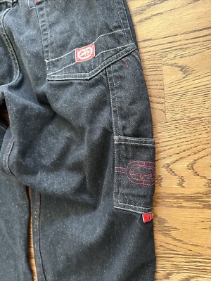 Ecko Unltd Denim Foundry Black Carpenter Jeans Limited Edition