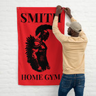 Personalized Gym Flags - Fitness Banner - Weightlifting Decor