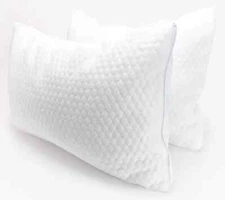 Home Reflections 2-Pack Memory Foam Cluster Pillows Standard/Queen