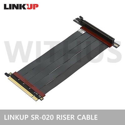 LINKUP SR-020 Ultra PCI-e 4.0 x 16 RISER CABLE 200mm 16GT/s -Fedex Tracking=