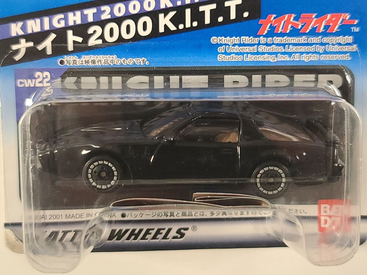 Hot Wheels Charawheels KNIGHT 2000 KITT Rider CW 22 Diecast Hot Wheels Charawheels KNIGHT 2000 KITT Rider CW 22 Diecast