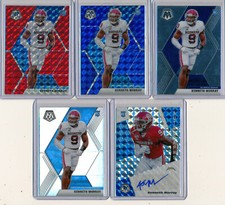 KENNETH MURRAY - 5pc RC - 2020 Mosaic Prizm AUTO, Blue Mosaic /99, Red & Silver