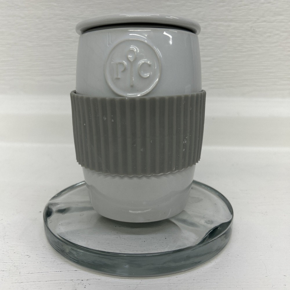 PAMPERED CHEF Ceramic Egg Cooker with Lid and Outdoor Salad Serving Set Lot