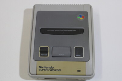Nintendo Super Famicom グレー 中古とファミコン Nintendo Super Famicom Console 1CHIP-03 SFC SNES Japan Import US