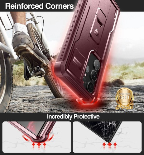 Funda Dexnor para Samsung Galaxy S23 Ultra 5G resistente cubierta resistente y soporte - Imagen 71 de 72