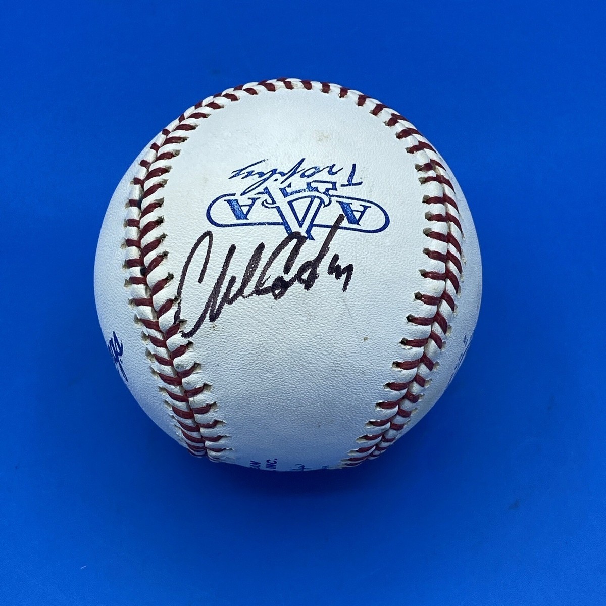 2005 Houston Astros Signed Autographed MLB Baseball Charles Gipson