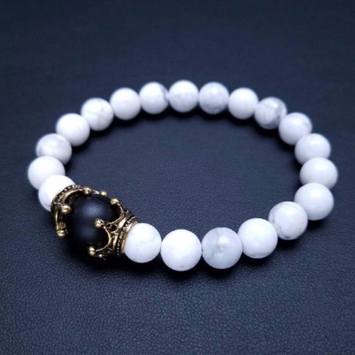 Natural Stone Beaded Bracelet Quartz Crystal Elasticity Bangle Women Men Jewelry - Picture 37 of 37