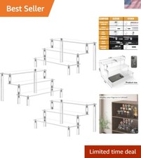 Elegant 3-Tier Clear Acrylic Display Stand - Perfect for Collectibles  Desserts