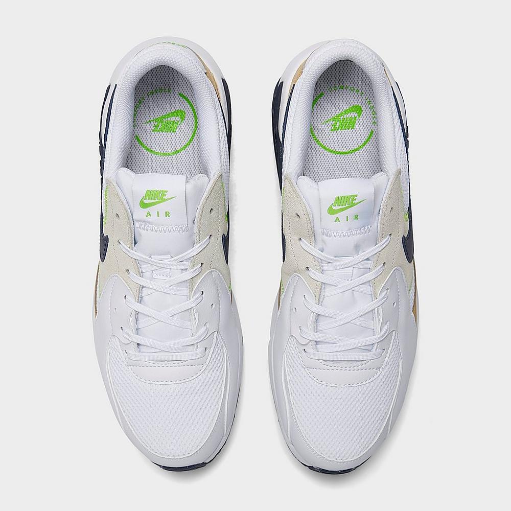 残わずか☆関税込 NIKE AIR MAX EXCEE CD4165-119 Men's Nike Air Max Excee White/Obsidian-Wheat Gold (CD4165