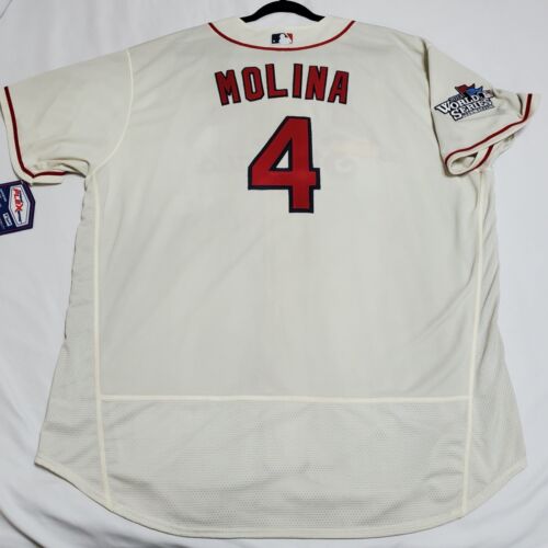 AUTHENTIC MAJESTIC YADIER MOLINA 60 4XL, ST. LOUIS CARDINALS FLEX BASE Jersey