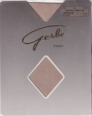 Bas Couture Gerbe Carnation 15 Deniers - 3 Coloris, 3 Tailles, 100% Nylon, Fait En France